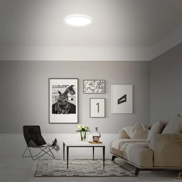 Briloner 7494016-LED RGBW dimmelhető mennyezeti lámpa, okos LED/22W/230V, 4000K, + távirányító, Tuya-kompatibilis Wi‑Fi