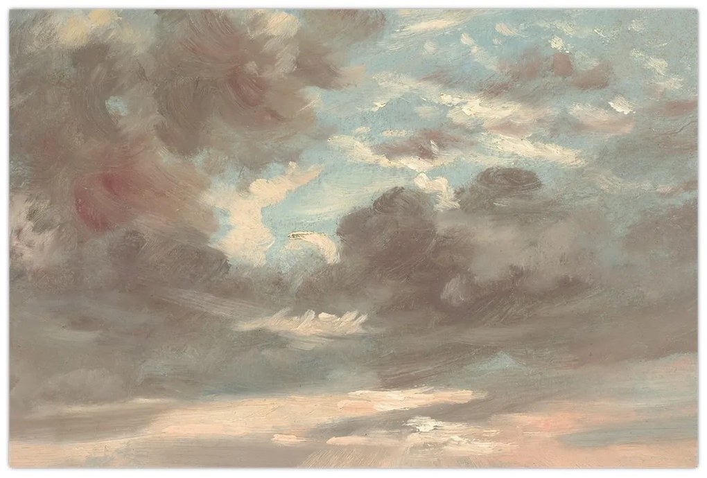 Kép - John Constable, Cloud Study Stormy Sunset, reprodukciók (90x60 cm)