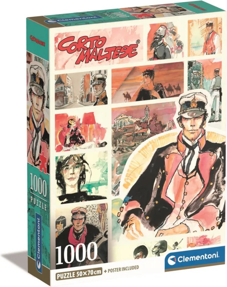 Corto Maltese Captain 1000 db-os Compact puzzle Clementoni