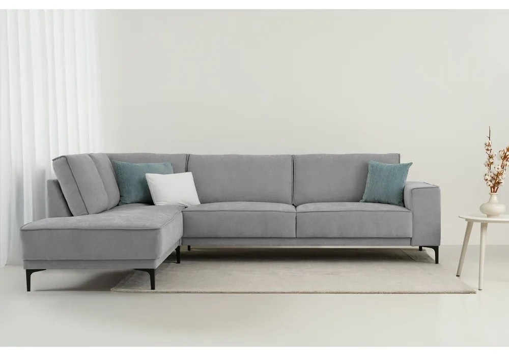 Szürke sarokkanapé (bal oldali-L alakú) Copenhagen – Scandic