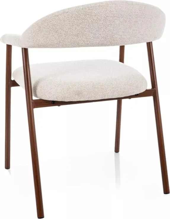 Lagos D Raven étkezőszék világosbézs/dió