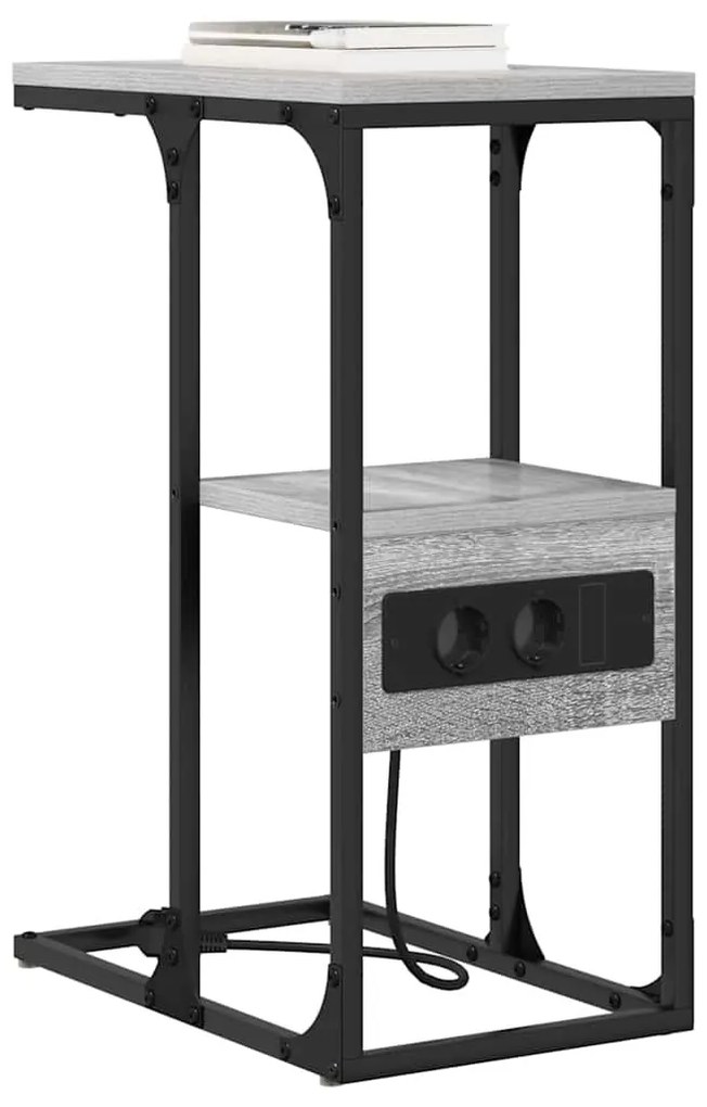 Éjjeliszekrény Szürke sonoma 41.5 x 26 x 60.5 cm Faanyag