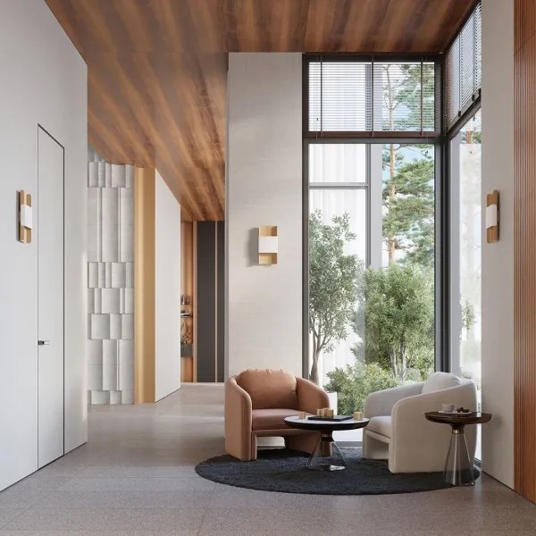 Sollux SL.1353 - Fali lámpa DURLIN 2xG9/8W/230V arany/fehér