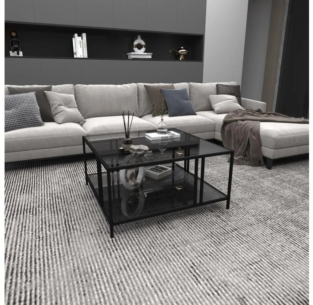 Kávésasztal URANUS 40x80 cm fekete