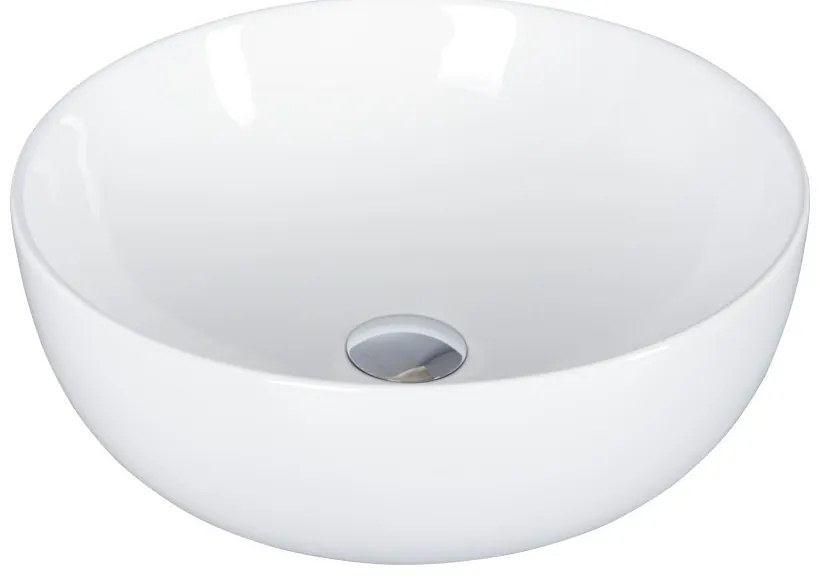 Eros RAISE - PULTRA ültethető - Top Counter - porcelán mosdó - O - Ø 41 cm