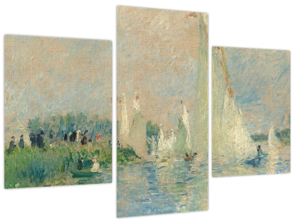 Kép - Auguste Renoir, Regatta at Argenteuil, reprodukciók (90x60 cm)