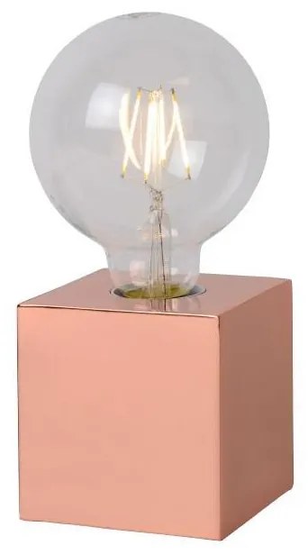 Lucide 20500/05/17 - LED asztali lámpa CUBICO 1xE27/5W/230V réz