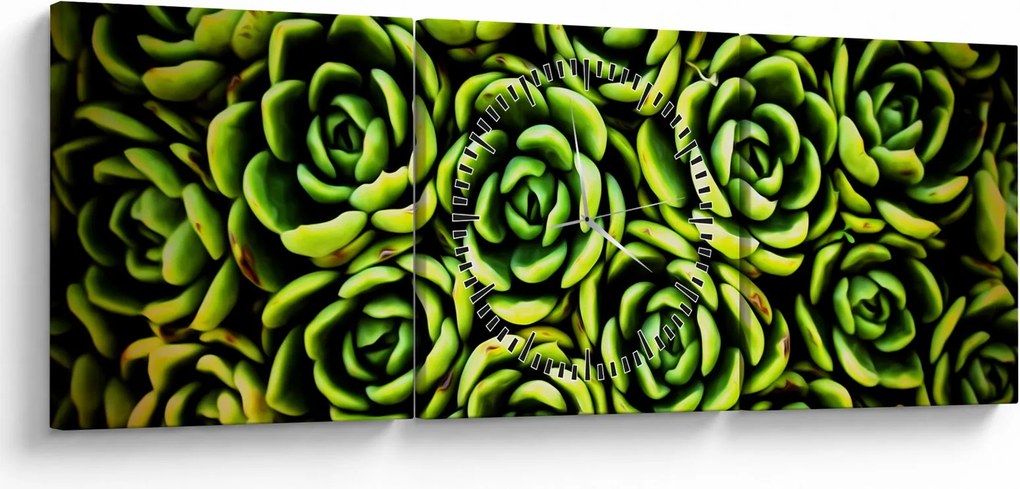 Sziklák képe (órával) (90x30 cm)
