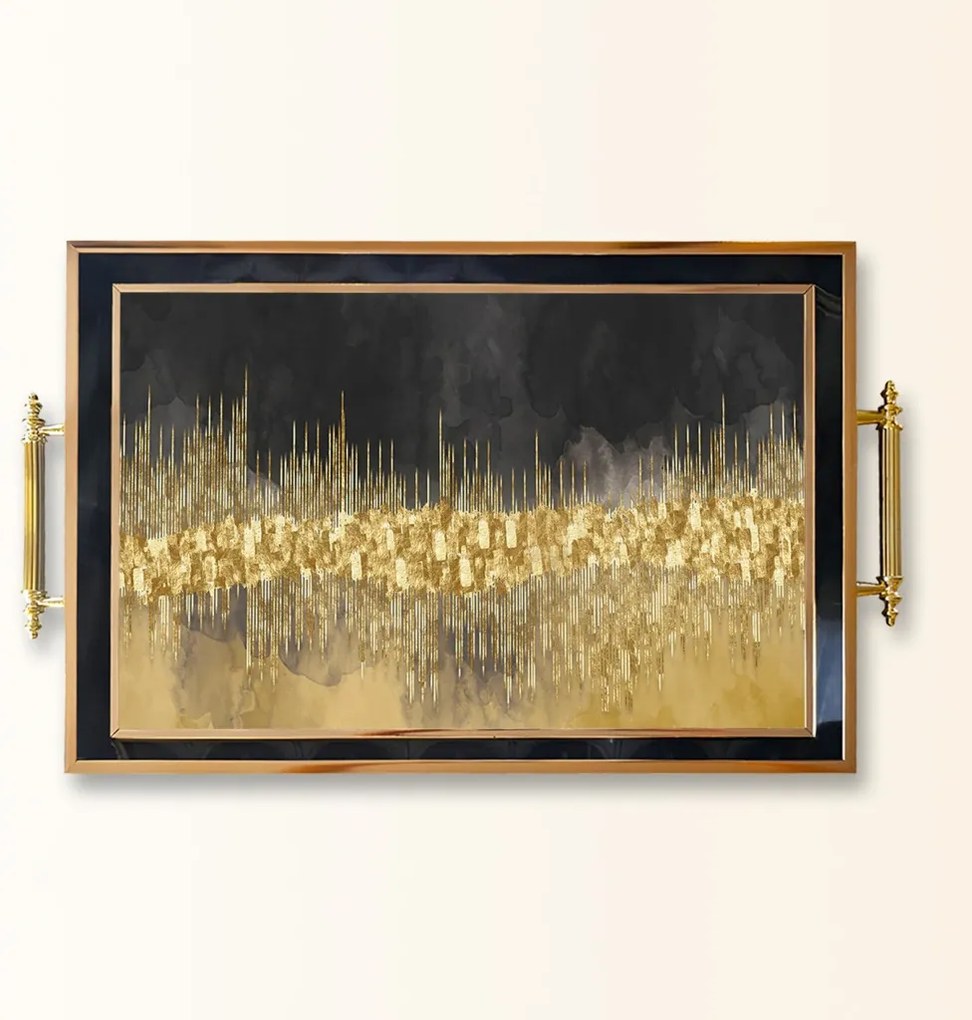 Üveg tálca, 38×24 cm – TPA9828