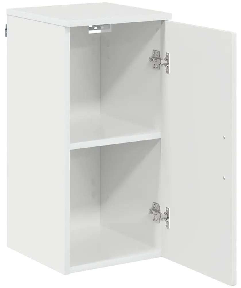 Fürdőszoba Székény Magasfényű fehér 30 x 31.5 x 61 cm Faanyag