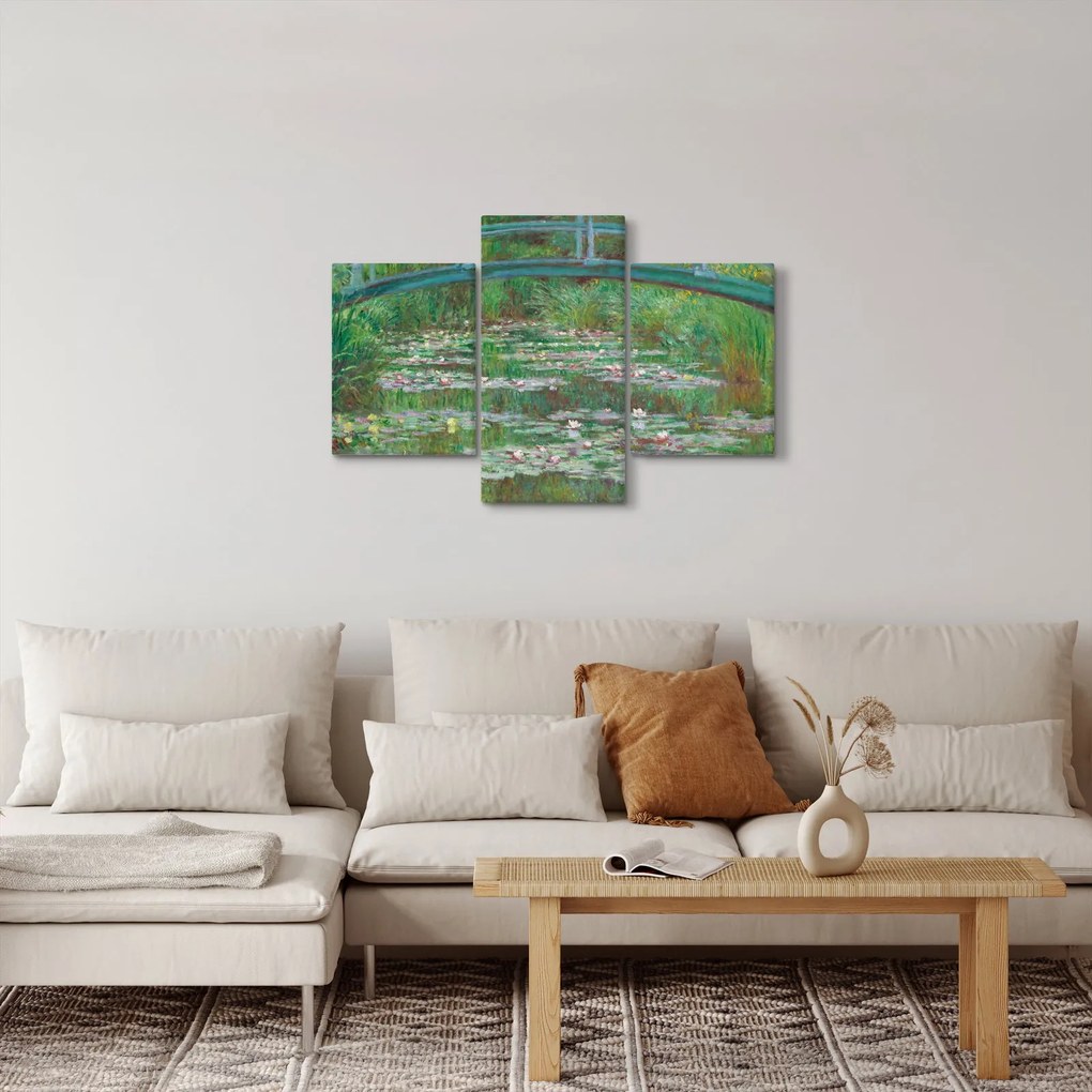 Kép - Claude Monet, The Japanese Footbridge, reprodukciók (90x60 cm)