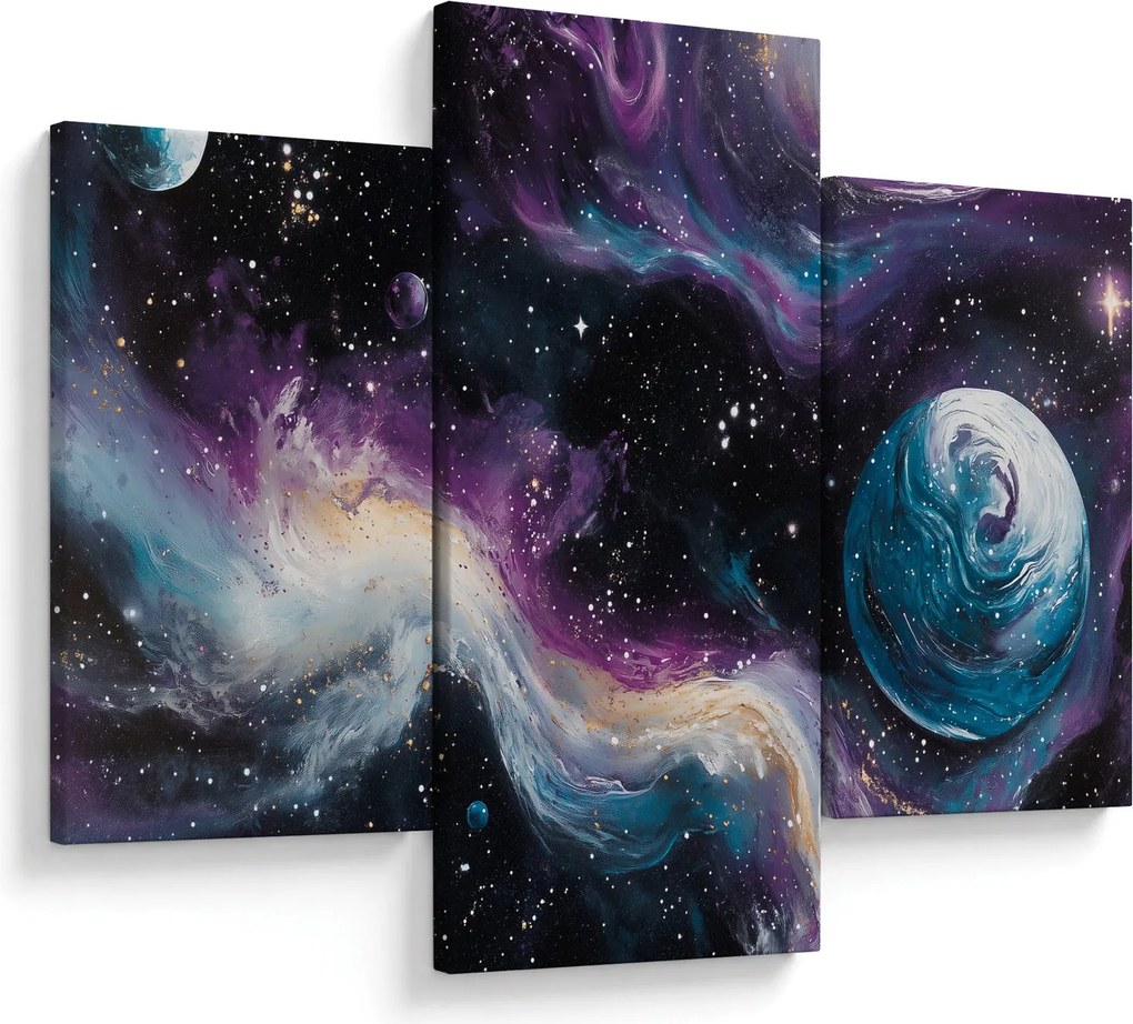 Kép - Festett univerzum (90x60 cm)