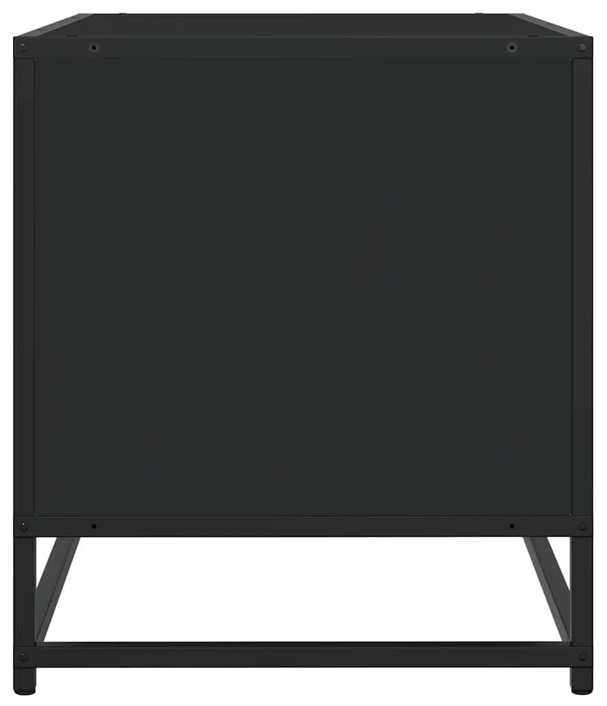 fekete szerelt fa TV-szekrény 270 x 40 x 46 cm