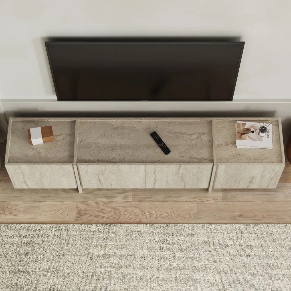 Lowen - travertin TV-állvány
