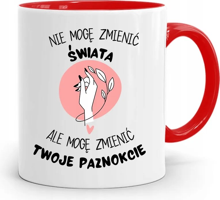 Piros Bögre Kozmetikusnak Nem Tudom Megváltoztatni a fényképes nyomattal