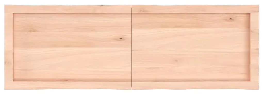kezeletlen tömör fa asztallap 120x40x(2-4) cm