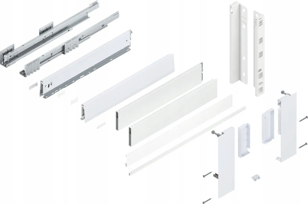 Blum Fiók Merivobox 600 Magas E belső fehér 40kg