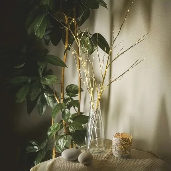 LED kültéri karácsonyi dísz 100xLED/3xAA meleg fehér IP44