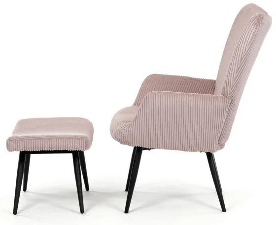 Rózsaszín Corduroy Relax Fotel. AK-L7285 PINK6