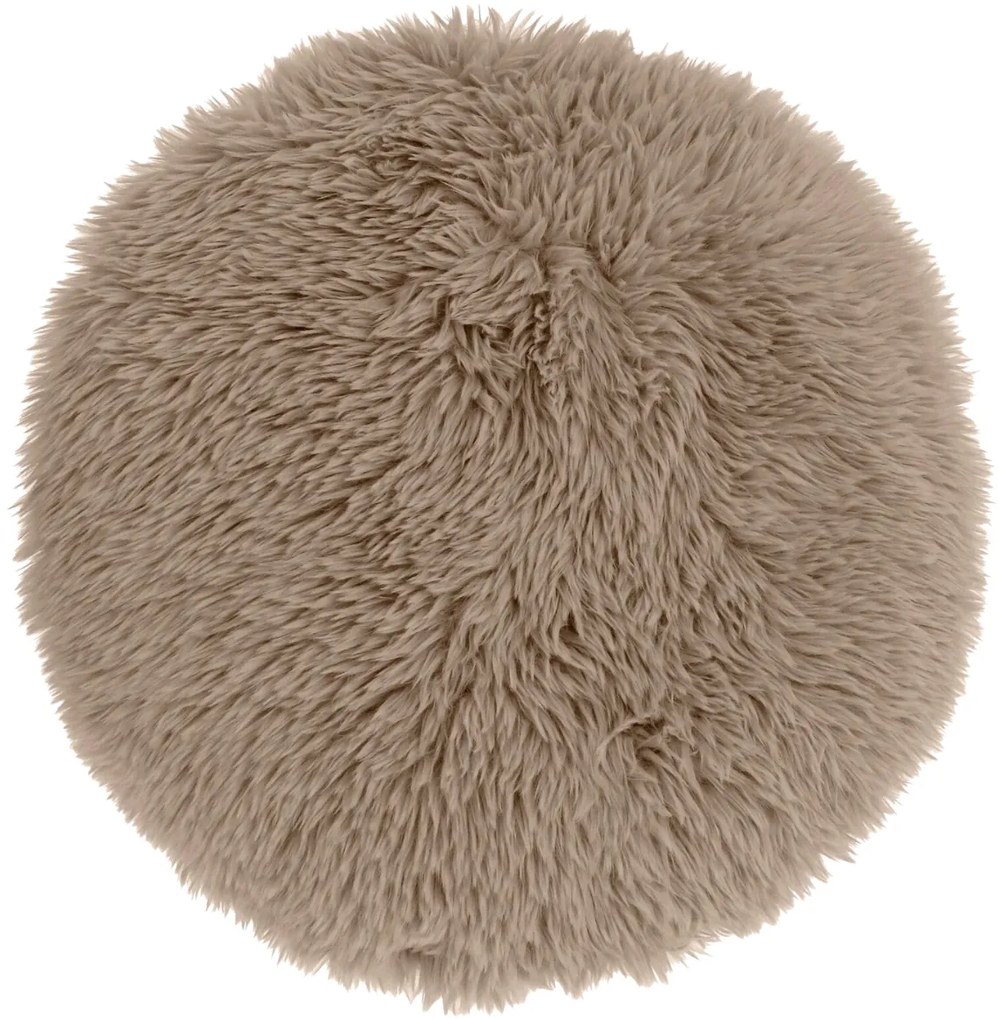Kerek dekoratív párna MATS 40 cm, taupe