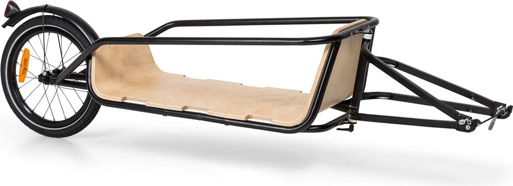 KLARFIT Companion Chaser, bicikli utánfutó, 30 kg, 16", multiplex, nyírfa