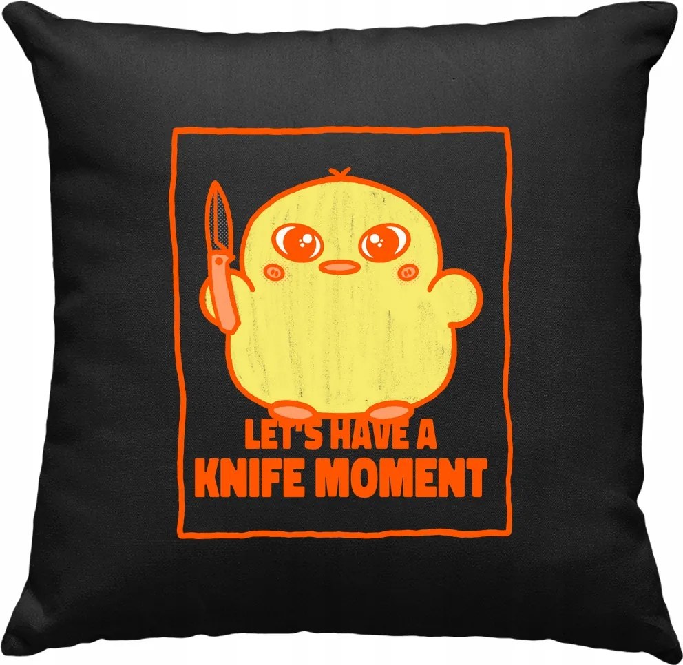 Kawai Állatos párna késekkel 6, fekete