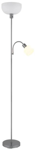Globo 59947 - HINTON állólámpa 1xE27/40W/230V + 1xE14/25W