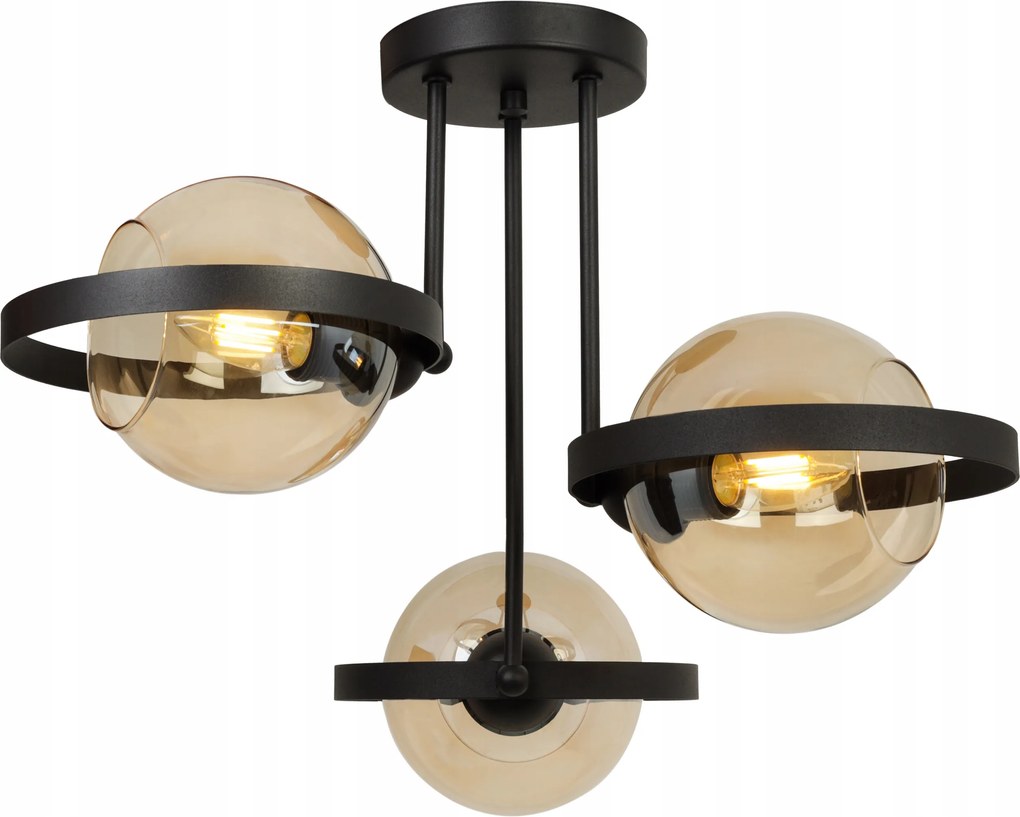 Mennyezeti Lámpa Lógó Hármas Üveg Csillár Méz Loft Gyűrű