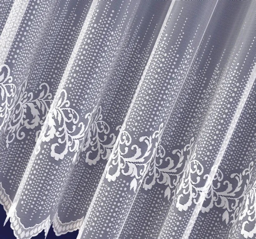 Mg Függöny jacquard 628/129 Fehér magasság 250cm pol 0,5m