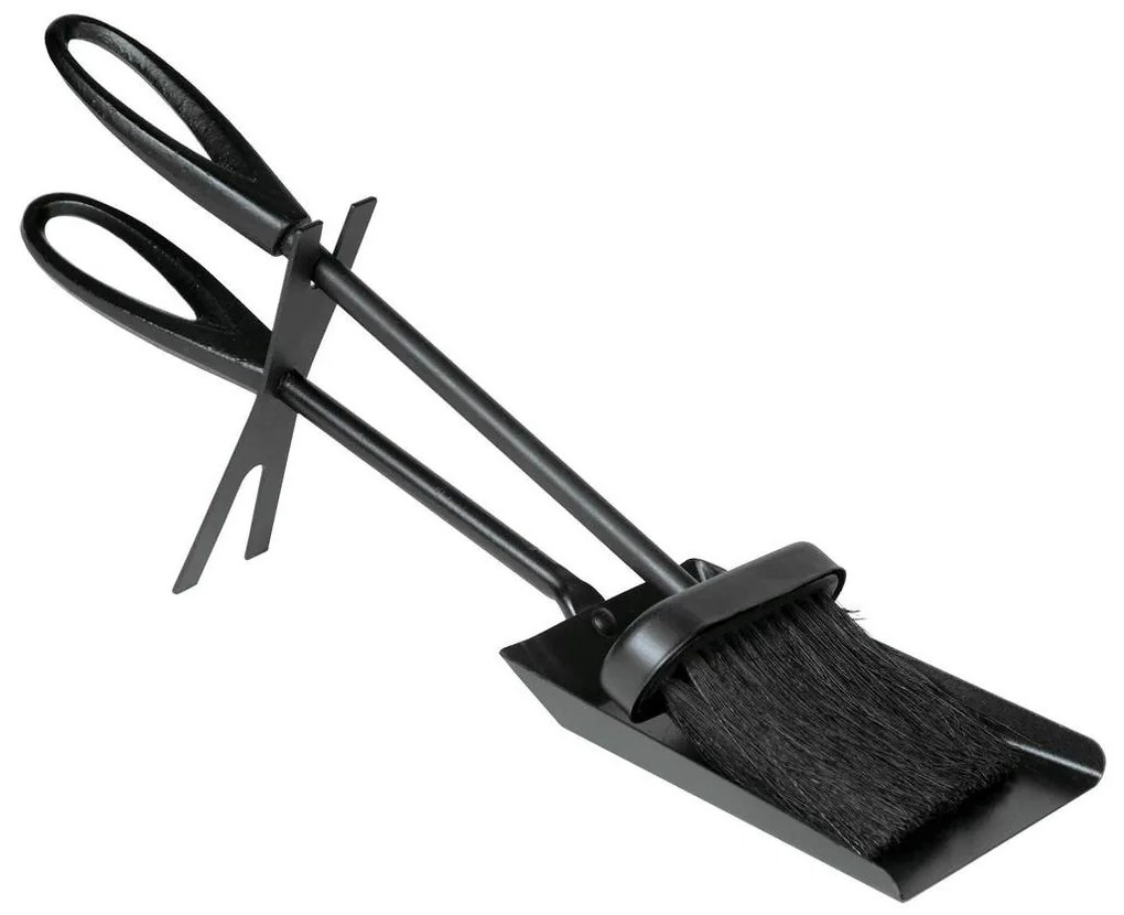 Kandalló szerszámok 3 db fekete