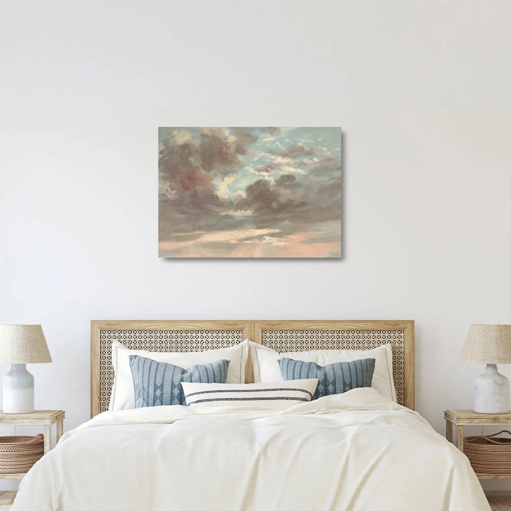 Üveg kép - John Constable, Cloud Study Stormy Sunset, reprodukciók (70x50 cm)