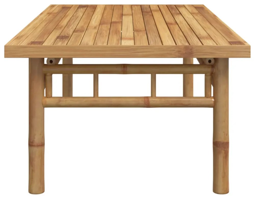 bambusz dohányzóasztal 110 x 55 x 35 cm