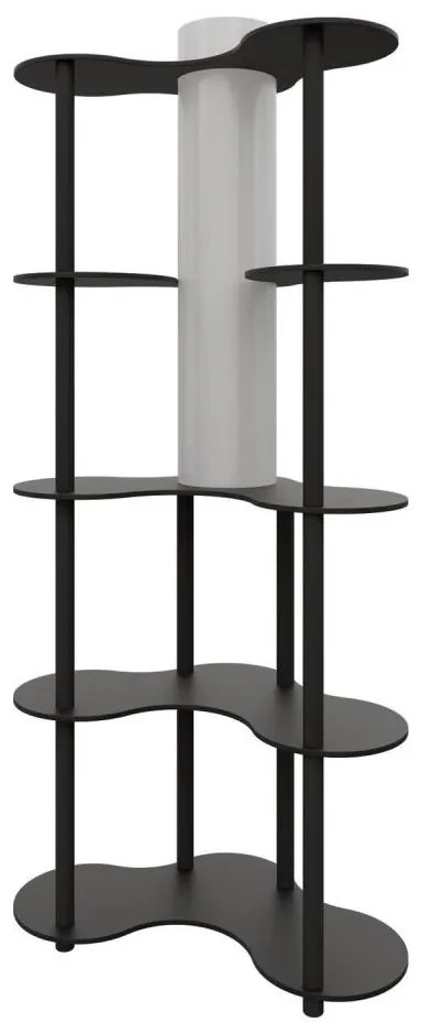 NOTO állólámpa polcokkal 1xE27/40W/230V fekete