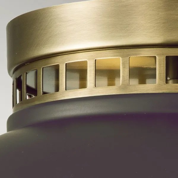 Hinkley HK-AMELIA-F-M-RB - Mennyezeti lámpa AMELIA 2xE27/40W/230V fekete/bronz