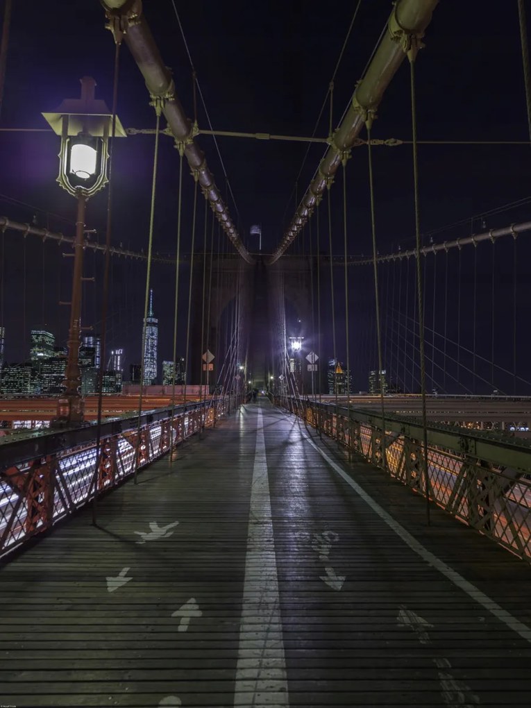 Poszter 60x80cm Brooklyn híd, New York, Assaf Frank