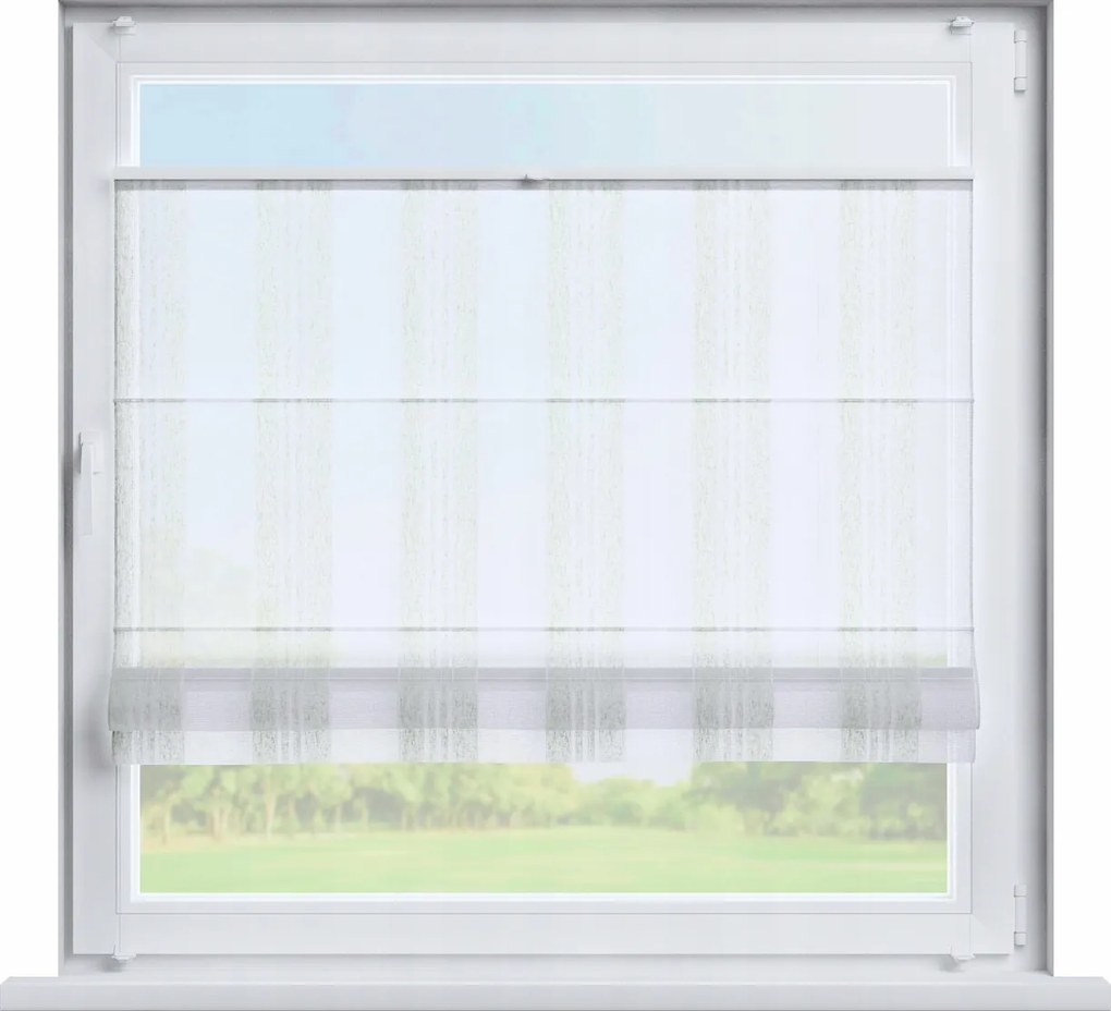 Kész pliszírozott roló római Szicília 120x170cm fehér