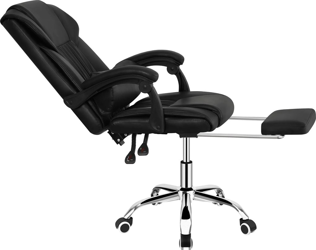 Irodai szék, fekete textilbőr, ARNAUD 2 NEW