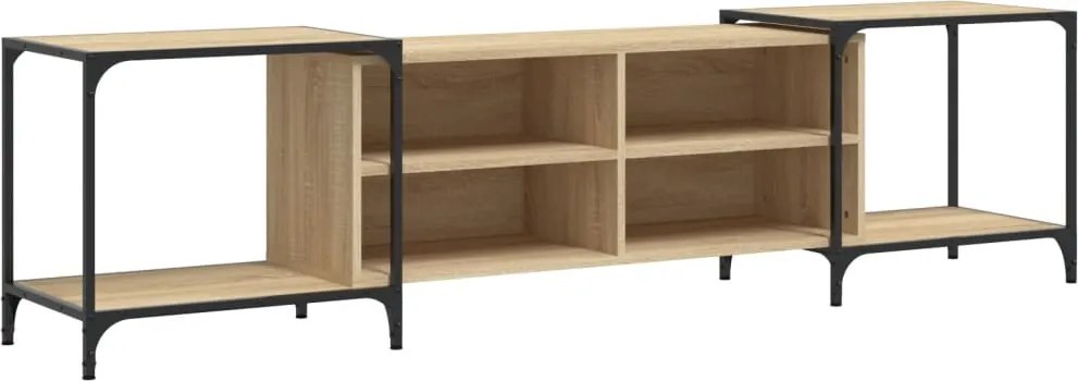 vidaXL sonoma tölgy színű szerelt fa TV-szekrény 203 x 37 x 50 cm