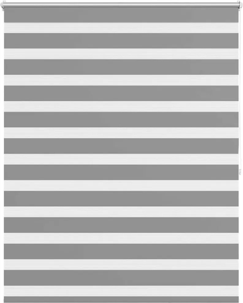 vidaXL szürke zebra roló 140,9 x 175 cm szövetszélesség 136,7 cm