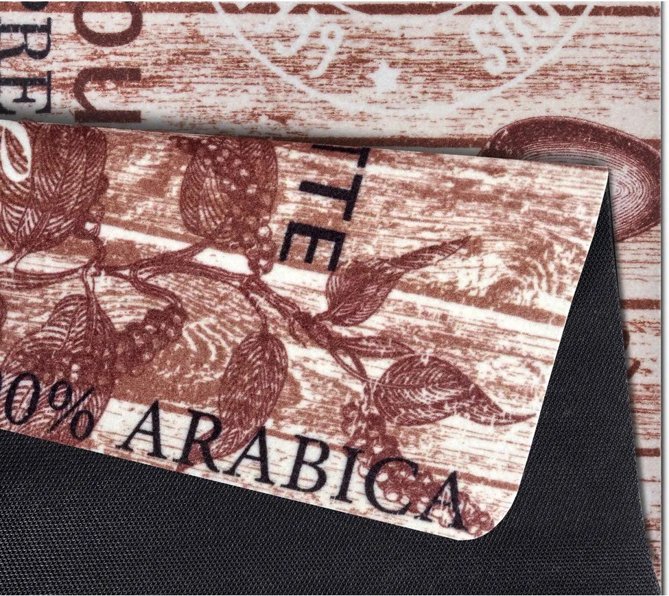 Delicious Coffee barna konyhai futószőnyeg, 67 x 180 cm - Hanse Home