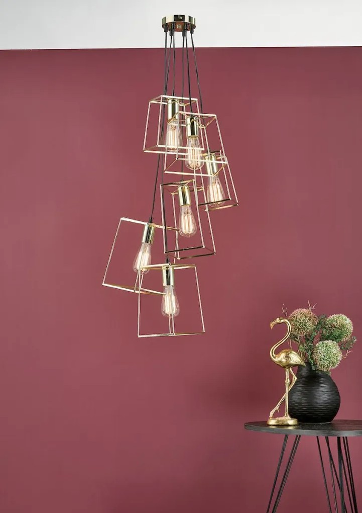 DAR LIGHTING TOW0635 TOWER Vintage Függesztett Lámpa E27 IP20