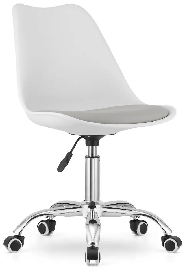 Irodai szék fehér-szürke skandináv stílusban BASIC