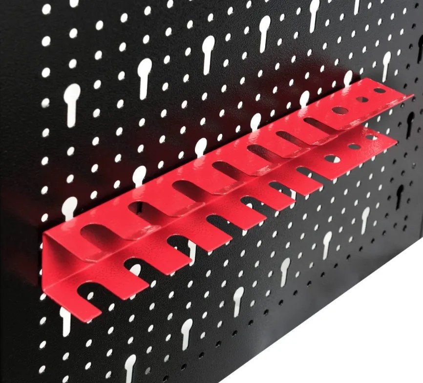 Fém szerszámtartó fal 120x90cm + 30 doboz