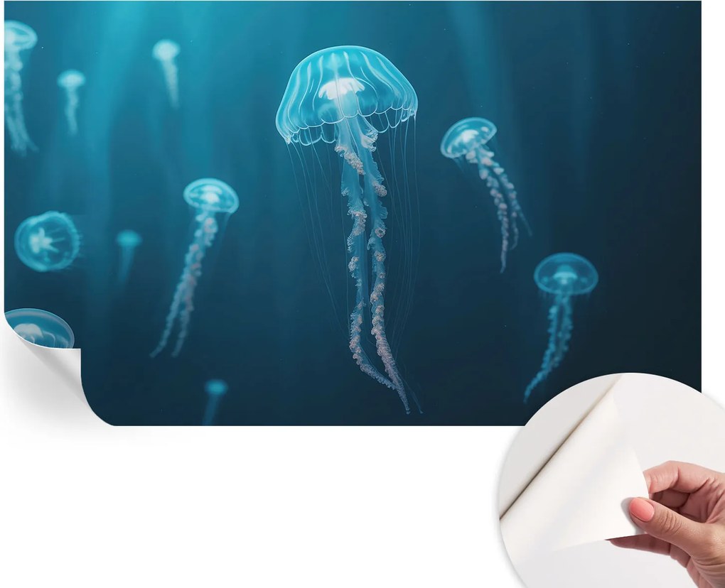 Öntapadós tapéta Falfestmény Prémium Tengeri elegancia 416x254 cm