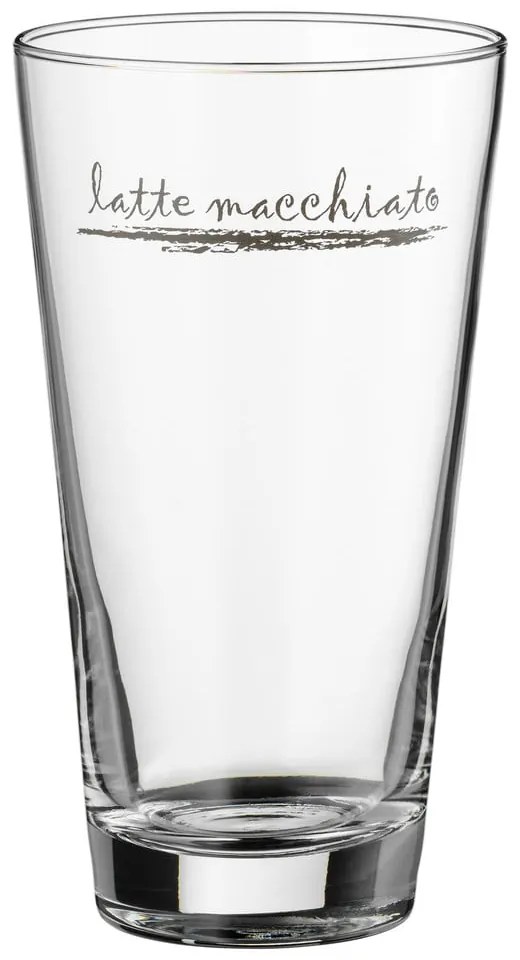 Ezüstszínű üveg bögre szett kanállal, 6 db-os 280 ml – WMF