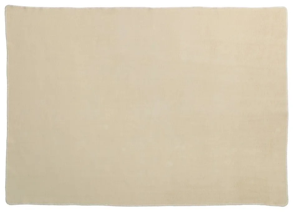 Okkersárga gyapjúkeverék takaró 140x200 cm Ylva Ochre – Pappelina