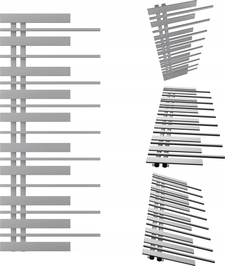 Fürdőszobai radiátor Pianino 1280x570 Ezüst Balos