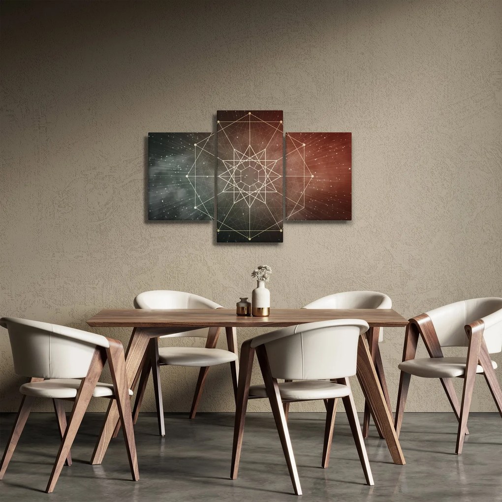 Kép - Kozmikus dodekagram (90x60 cm)
