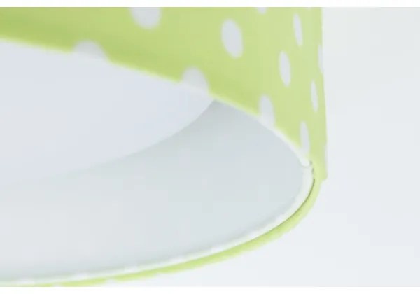 LED mennyezeti lámpa GALAXY KIDS LED/24W/230V zöld-fehér pöttyös