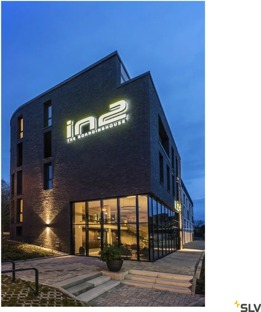 SLV 234505 THEO Modern Kültéri Fali Lámpa Antracit LED IP44